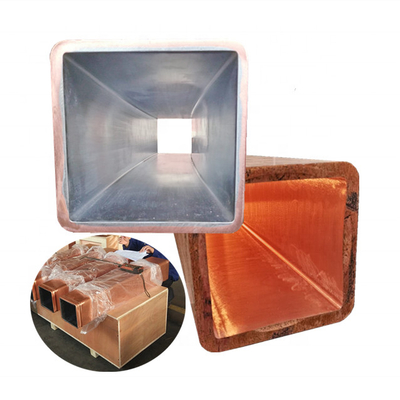 CuCrZr  Copper Rectangular Tube 135mm Con Cast Machine Ccm Mould Tube