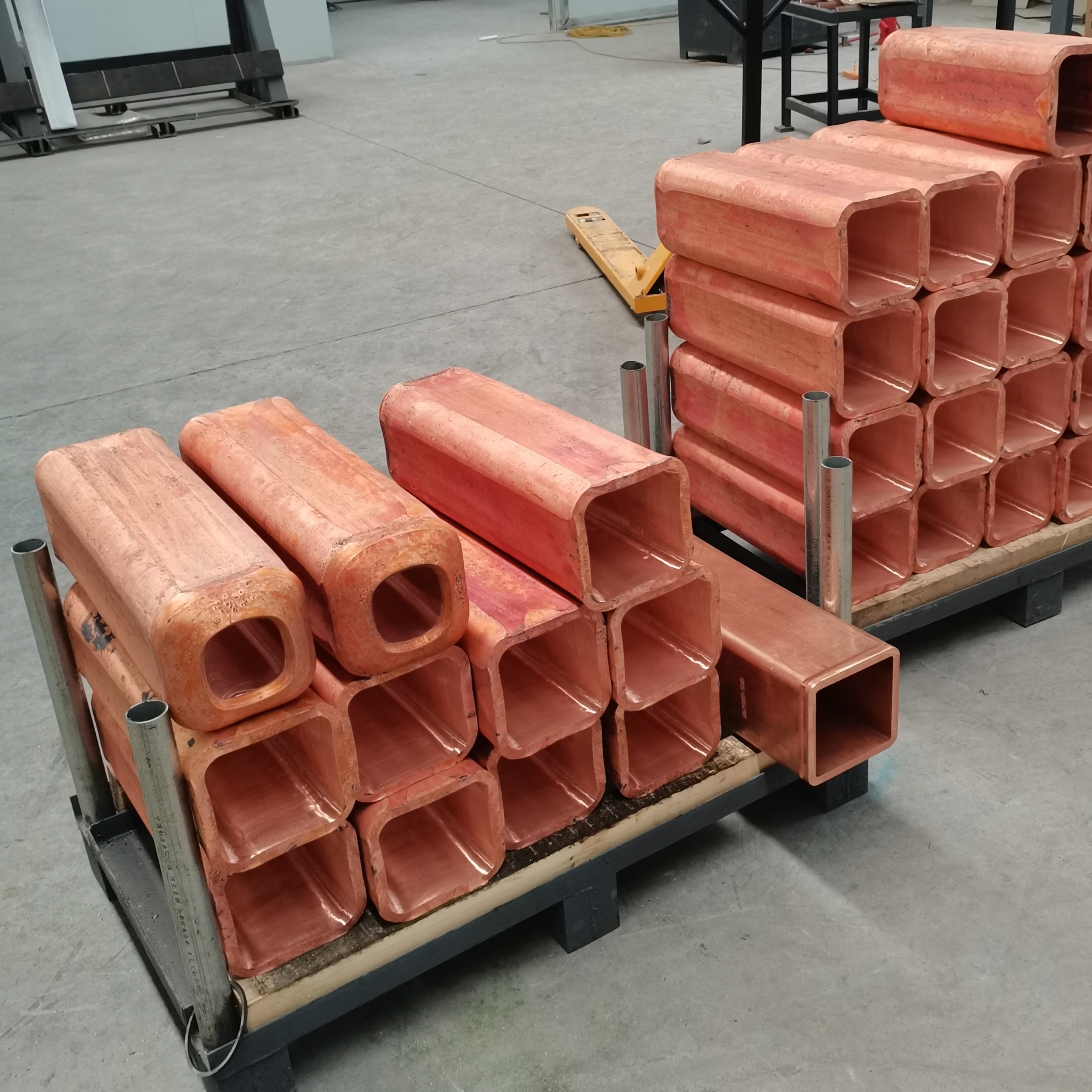CuCrZr  Copper Rectangular Tube 135mm Con Cast Machine Ccm Mould Tube